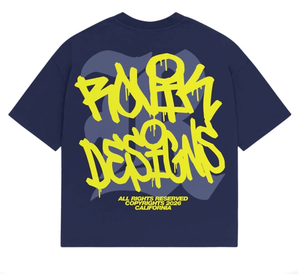 Navy Blue Rovik Riot T-shirt (PRE-ORDER)
